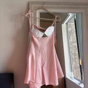 Hello Molly light pink Mini dress 4